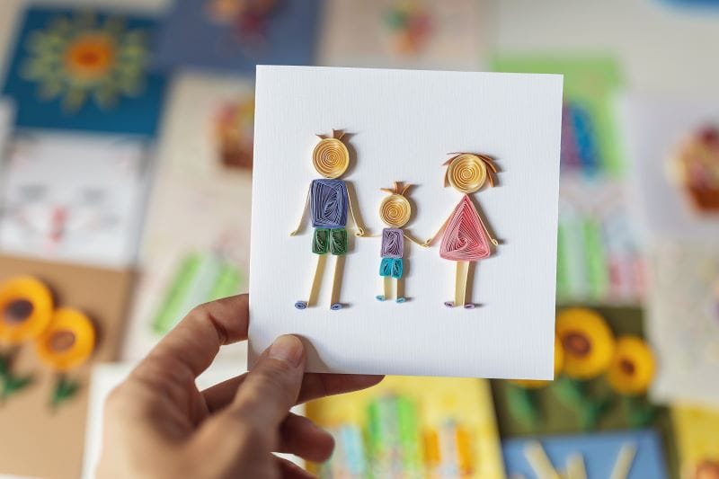 cartolina scrapbooking