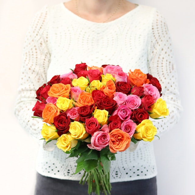 rose corte multicolore