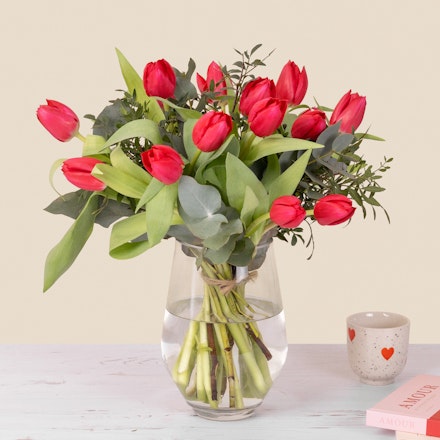 Bouquet di Tulipani Rossi
